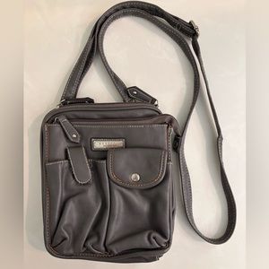 Gray Crossbody Multi-compartment Rosetti Bag/Purse